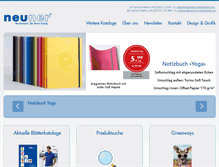 Tablet Screenshot of neuner-werbemittel.com